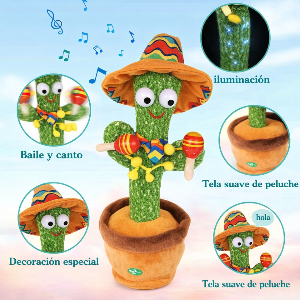 Cactus Bailarín: El Compañero que Repite, Canta y Baila – ¡La Sensación de las Fiestas!