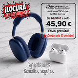 Pack Dual de Audio: AirMax Over-ear + Auriculares TWS In-ear – Calidad y Estilo en un Solo Combo