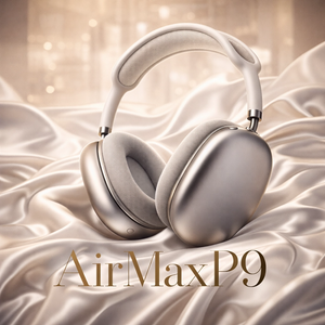 ¡AirMax P9: Auriculares Bluetooth con Subwoofer, Conforto Máximo y Ruido Cero!