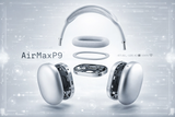 ¡AirMax P9: Auriculares Bluetooth con Subwoofer, Conforto Máximo y Ruido Cero!