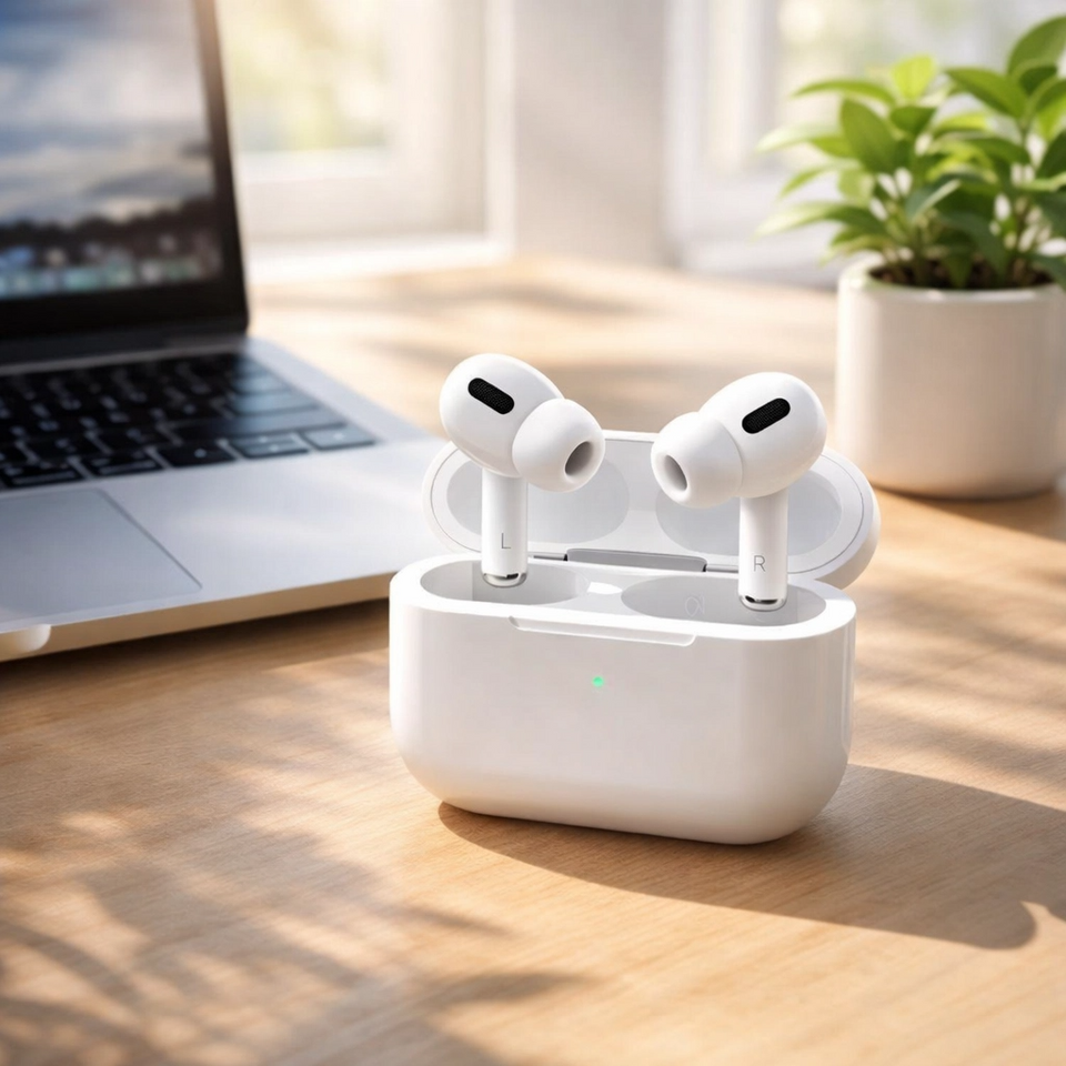 AirPods Blancos True Wireless – ¡Libertad Sonora con 30h de Batería e IPX7!