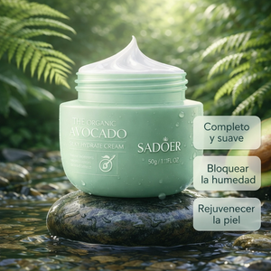 Crema Hidratante Sedosa con Aguacate Orgánico