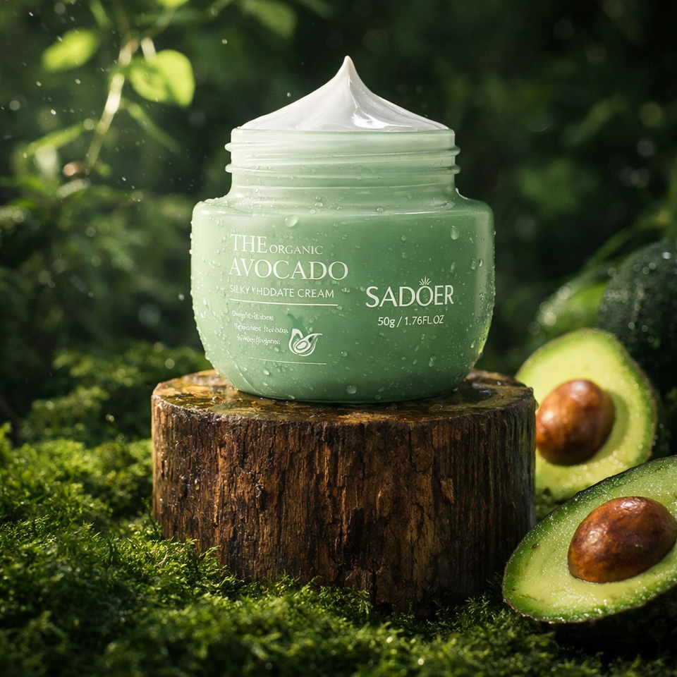 Crema Hidratante Sedosa con Aguacate Orgánico