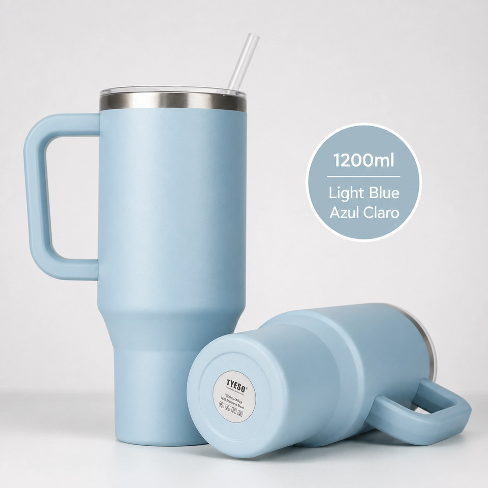 Botella Térmica 1200ml: Aislamiento 24h + Diseño Premium en Acero Inoxidable