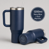 Botella Térmica 1200ml: Aislamiento 24h + Diseño Premium en Acero Inoxidable