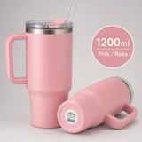 Botella Térmica 1200ml: Aislamiento 24h + Diseño Premium en Acero Inoxidable