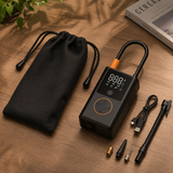 Mini Compresor de Aire Portátil 150 PSI – Inflador Inteligente Recargable para Coches, Motos y Bicicletas