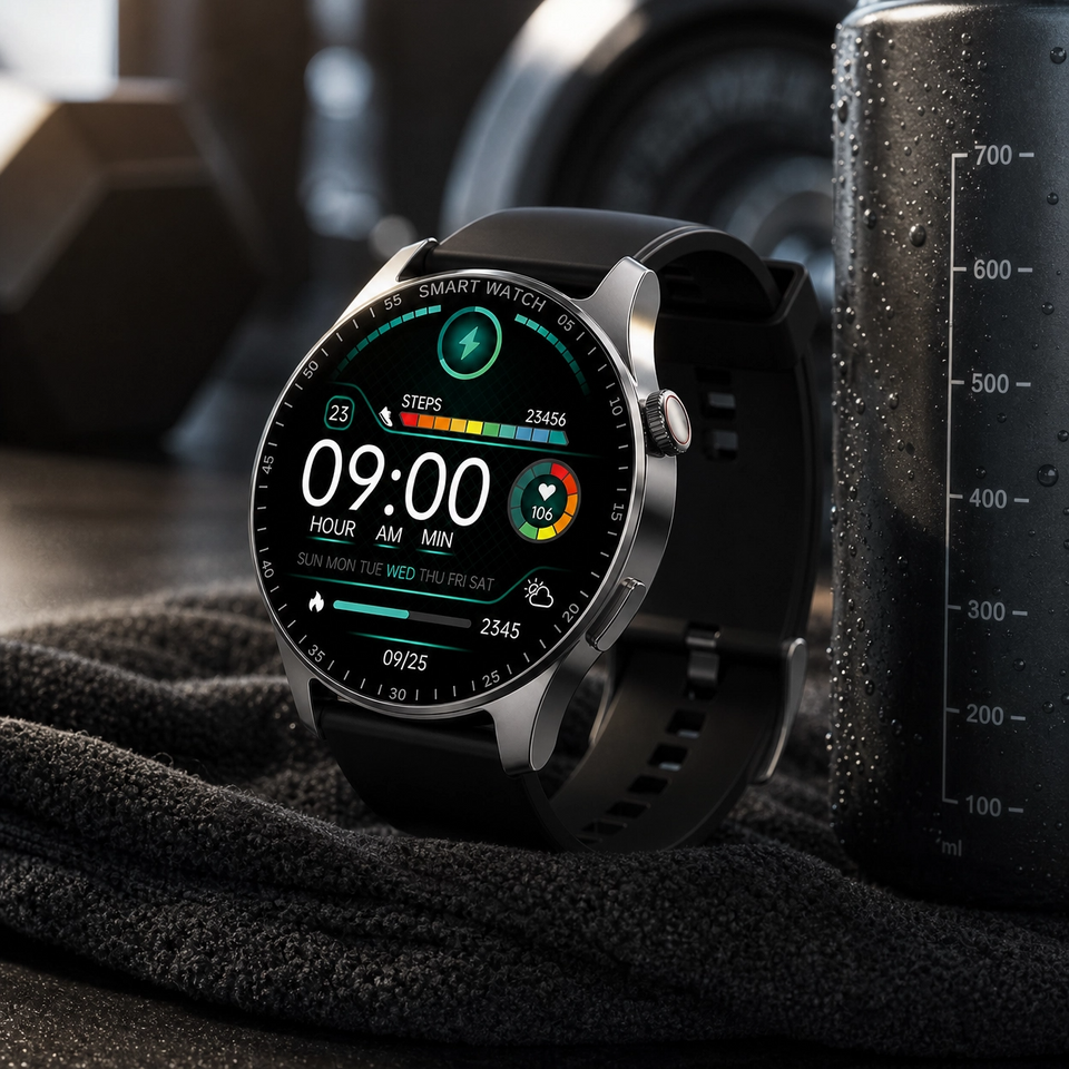 Smartwatch MS3: Llamadas Bluetooth + Monitor de Sueño + Diseño Premium – Tu Compañero Inteligente 24/7