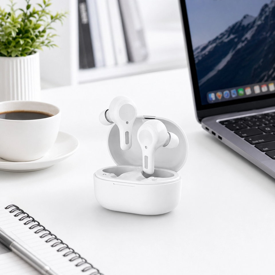 Auriculares TWS Premium – Cancelación de Ruido Electrónica con Sonido Cristalino